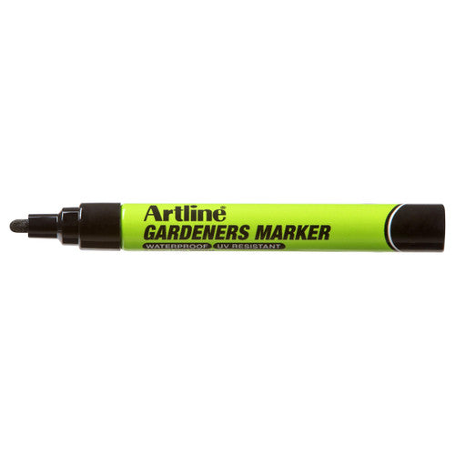 Artline Gardeners Permanent Marker Black Hangsell Box of 12