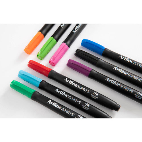 Artline Supreme Permanent Marker Red Box 12