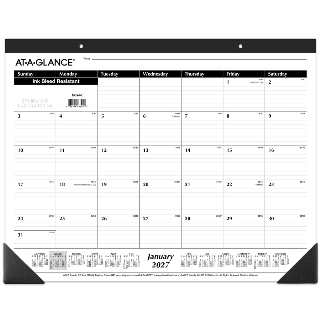 At-A-Glance Recycled Monthly Desk Pad 2027 552 x 431mm