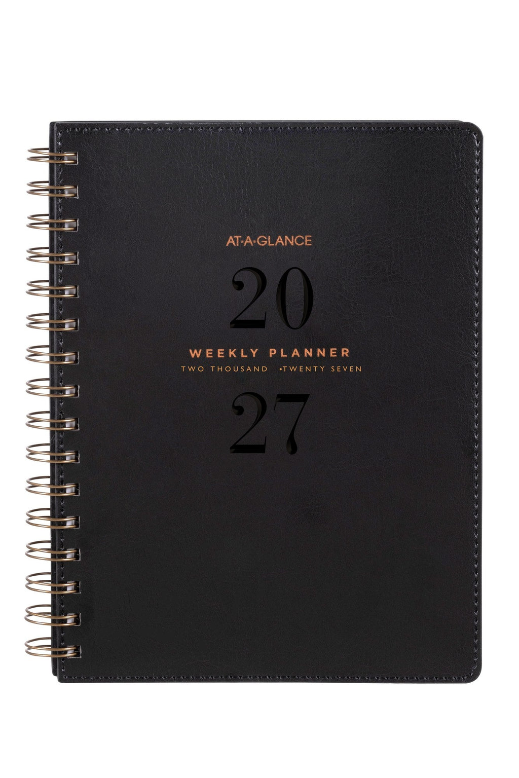 At-A-Glance Signature Diary 2027 A5 Week To View Black
