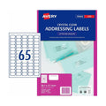 Avery Crystal Clear Address Labels L7551 38.1 x 21.2mm 65UP 1625 Labels