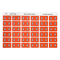 Avery Alphabetical A Side Tab Colour Coding Label 25 x 38mm Pink 180 Pack