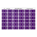 Avery Alphabetical I Side Tab Colour Coding Label 25 x 38mm Purple 180 Pack