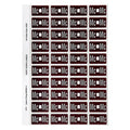 Avery Alphabetical Mc Side Tab Colour Coding Label 25 x 42mm Brown 240 Pack