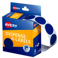 Avery Blue Dispenser Labels Circle 24mm 500 Pack