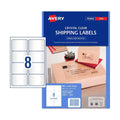 Avery Crystal Clear Shipping Labels L7565 99.1 x 67.7mm 8UP 200 Labels
