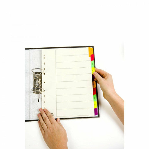 Avery Fluorescent Manilla Index Dividers 1-10 10 Tab