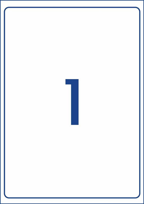 Avery Premium Shipping Labels TrueBlock 199.6 x 289.1mm 1UP 100 Labels