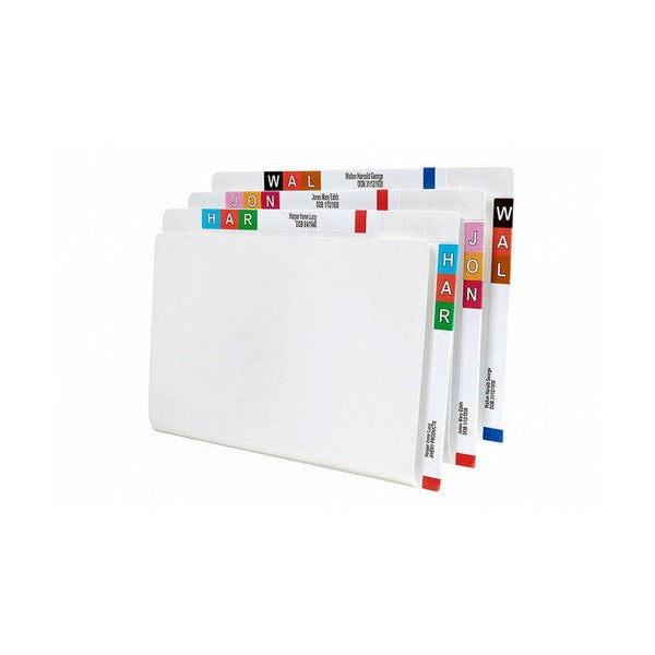 Avery White Twin Tab Shelf Lateral File Foolscap 242 x 367mm Box 100