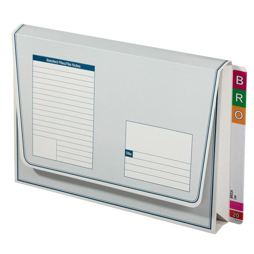 Avery White Lateral Notes Document Wallet A4 235 x 355mm Box 20
