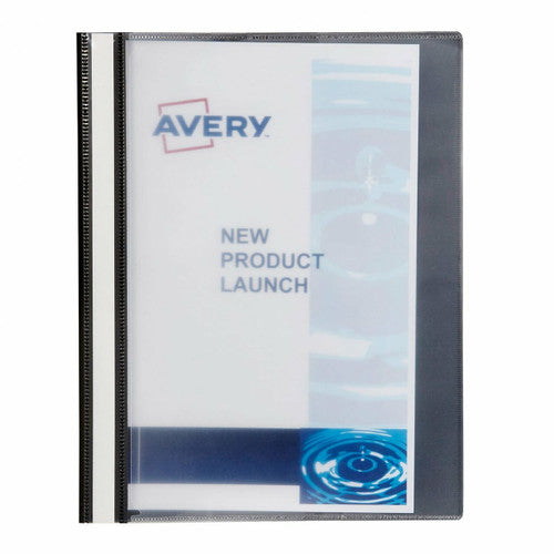 Avery Black Insert Cover Management File A4 50 Sheets