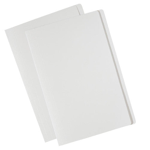 Avery Matt White Manilla Folders Foolscap 250gsm Pack of 10