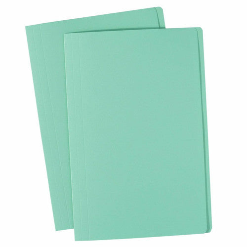 Avery Manilla Folders Foolscap Light Green Box of 100