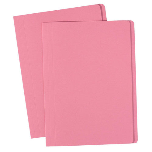 Avery Manilla Folders A4 Pink Box of 100