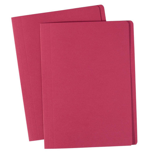 Avery Manilla Folders A4 Red Box of 100