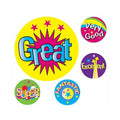 Avery Merit Stickers Multi Captions 22mm Diameter 200 Pack