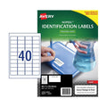 Avery NoPeel Labels L6145 45.7 x 25.4mm 40UP 400 Labels