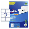 Avery Premium Address Labels TrueBlock 99.1 x 38.1mm 14UP 1400 Labels