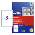 Avery Printable Fabric Textile Labels 196 x 135mm Pack