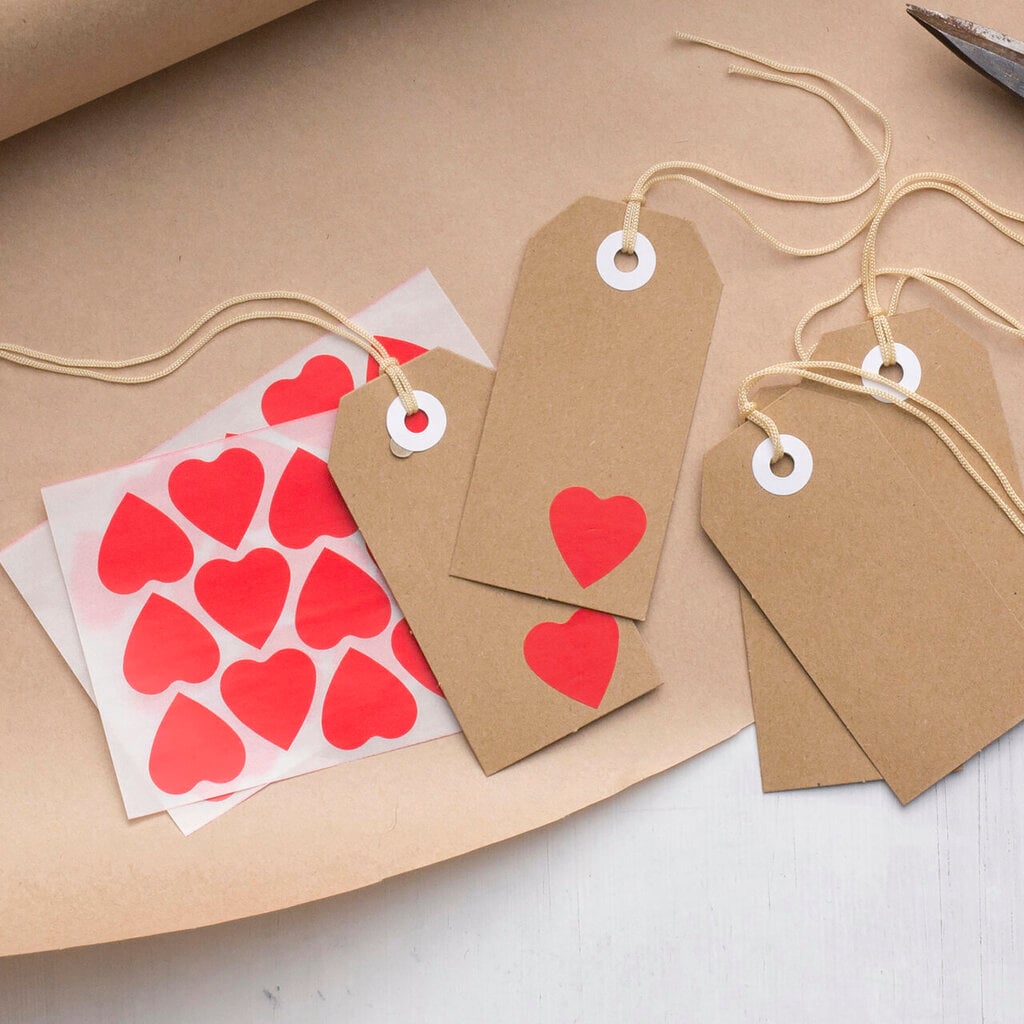 Avery Red Multi-Purpose Stickers Small Hearts 70 Pack