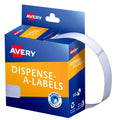 Avery White Dispenser Labels Rectangle 49 x 13mm 550 Pack