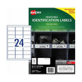 Avery Removable White Heavy Duty Labels L4773REV 63.5 x 33.9mm 24UP 480 Labels