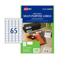 Avery Removable Multi-purpose Labels L7651REV 38.1 x 21.2mm 65UP Pack 1625