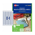 Avery Permanent Multi-purpose Labels 46 x 11.1mm Pack 2100
