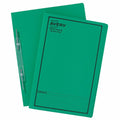 Avery Green Spiral Spring Action File Black Print Foolscap 270gsm 5 Pack