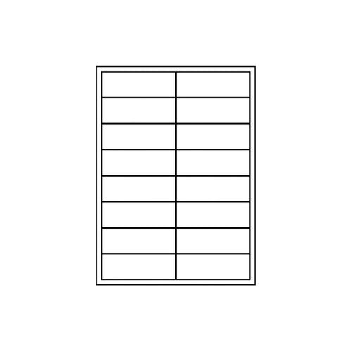 Unistat 38942 Multipurpose Labels 99 x 34mm 16UP 100 Sheets 1600 Labels
