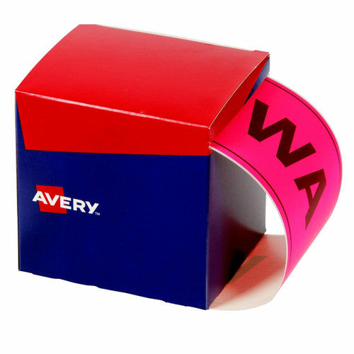 Avery WA Shipping Labels Fluoro Pink 150.4 x 100mm Roll 500