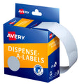 Avery White Dispenser Labels Circle 32mm 350 Pack