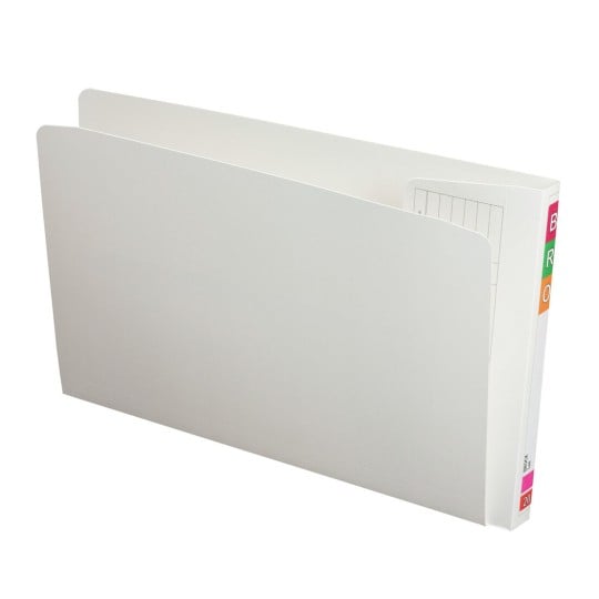 Avery White Fullvue Lateral File Foolscap 50mm Gusset Box 100