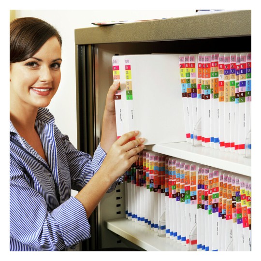 Avery White Fullvue Lateral File Foolscap 50mm Gusset Box 100