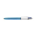 BIC 4 Colour Shine Retractable Ballpoint Pen Medium Box of 12