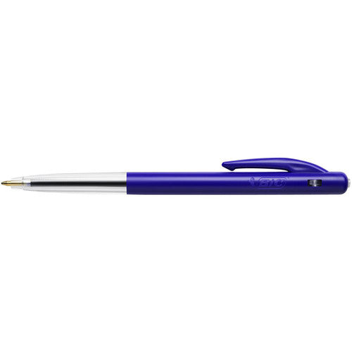 BIC Clic Medium Retractable Ballpoint Pen Blue Box of 10