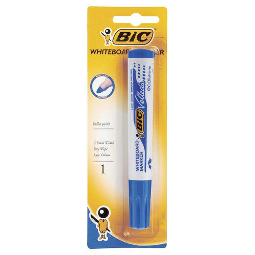 BIC Velleda Whiteboard Marker Blue Single Pack Box of 6