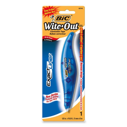 BIC Wite-Out Exact Liner Correction Tape Box of 6