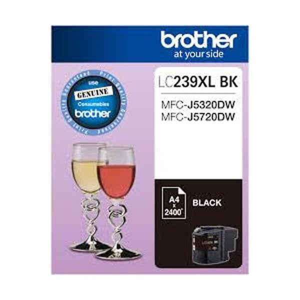 Brother LC239XLBK Super High Yield Ink Cartridge 2400 Pages Black