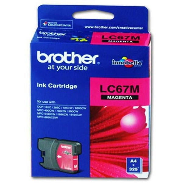 Brother LC67M Ink Cartridge 325 Pages Magenta