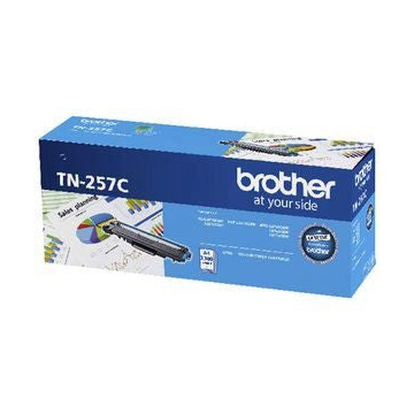 Brother TN257C High Yield Toner Cartridge 2300 Pages Cyan