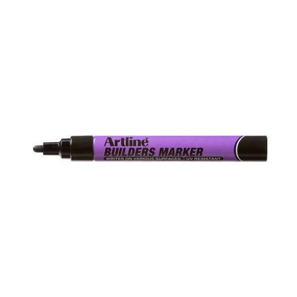 Artline Builders Permanent Marker Black Hangsell Box of 12