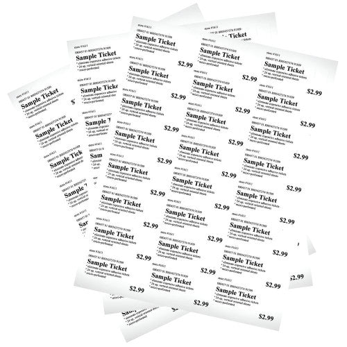 Bala A4 Perforated Card 44 Tags 210x296mm 135gsm White Ream of 400