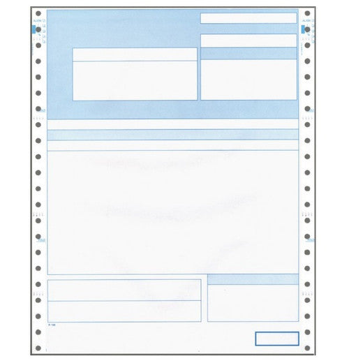 Bala Invoice Credit Continuous Business Forms 279 x 229mm Box of 750