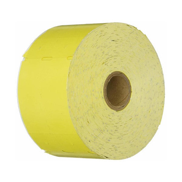 Bala Non-Adhesive Thermal Transfer Synthetic Tags 102 x 153mm Perforated Yellow Roll of 500