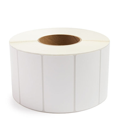 Bala Thermal Transfer Labels Permanent Adhesive Perforated 75 x 48mm White Roll of 2000