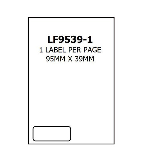 Bala Integrated Labels 95 x 39mm Pack of 500 Sheets