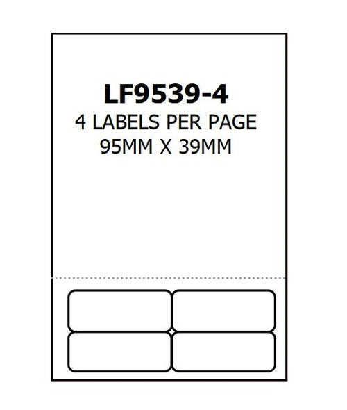 Bala Integrated Labels 95 x 39mm Pack of 500 Sheets