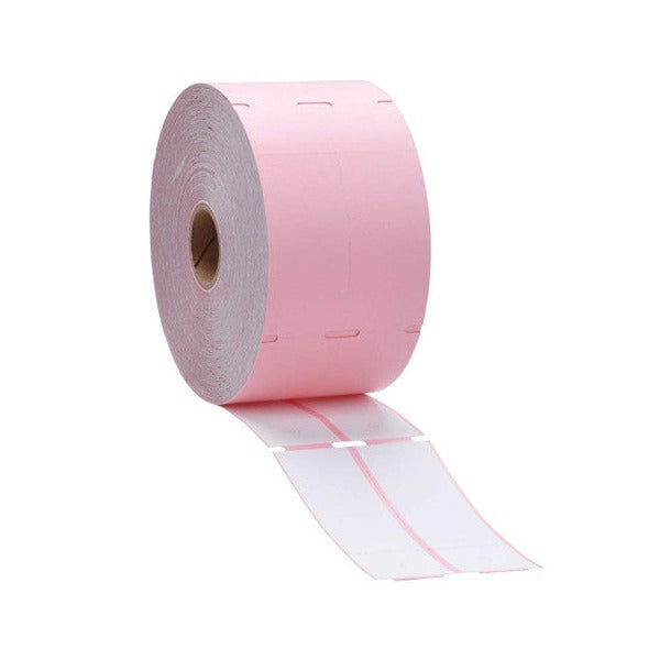 Bala Non-Adhesive Thermal Transfer Synthetic Tags 102 x 153mm Perforated Pink Roll of 500