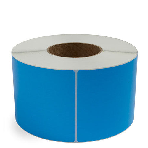 Bala Thermal Transfer Labels Fluoro Blue 100x150mm Roll of 1000